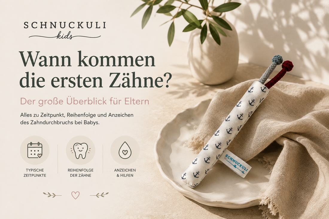 Wann kommen die ersten Zähne? | Schnuckuli