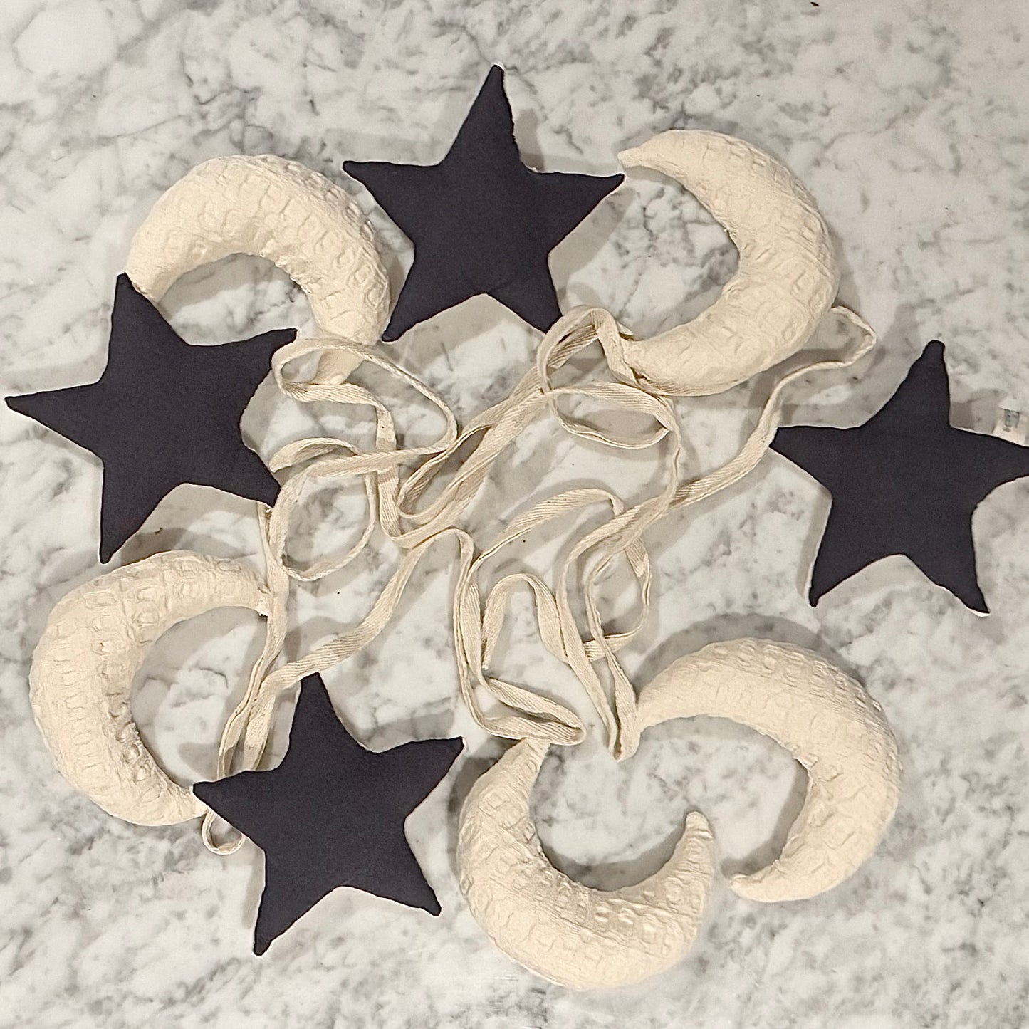 Schnuckuli Kinderzimmer Girlande Mond & Sterne